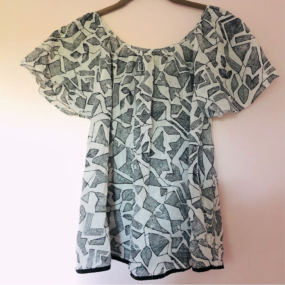Anthropologie Floreat Embroidered Cuata Top - Picture 3 of 7